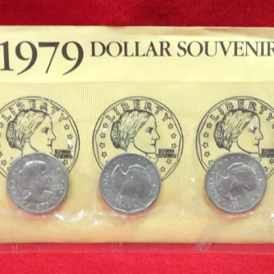Sale Photo Thumbnail #239: 1979 souvenir Susan B Anthony dollars