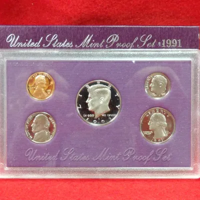 Sale Photo Thumbnail #236: 1991 mint set