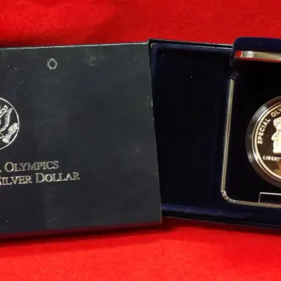 Sale Photo Thumbnail #213: olympic silver dollar