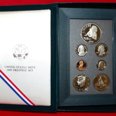 Sale Photo Thumbnail #195: 1995 prestige mint set