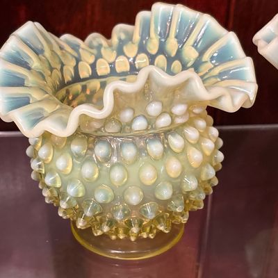Sale Photo Thumbnail #301: Lg bowl 8.5 x 5, vase 5.5 x 5