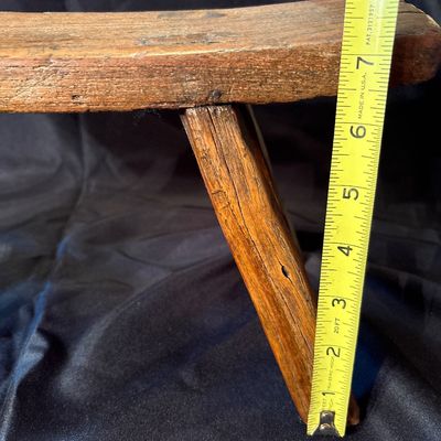 Sale Photo Thumbnail #8: Circuit 1800s, homemade milking stool