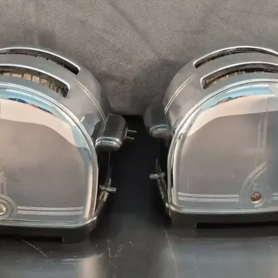 2 Vintage Sunbeam Toasters Untested - Heavy 5lbs each