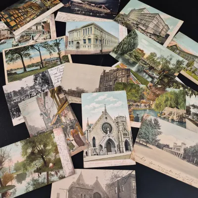 Lot of 15 Vintage Post Cards Dated 1906 to 1919