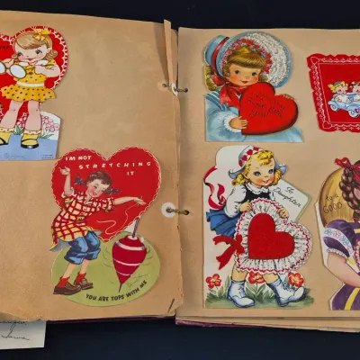 Scrapbook of Vintage Card from All Occasions 
