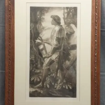 Sir Galahad Framed Print