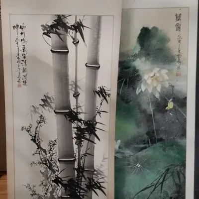 Japanese Ink Wash Paintings 