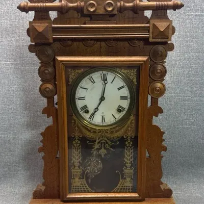 Wooden Clock Made In The USA