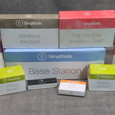 SimpliSafe Base Station & Additional Components
