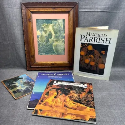 "Queen Gulnare Of The Sea" Print By Maxfield Parrish & Books
