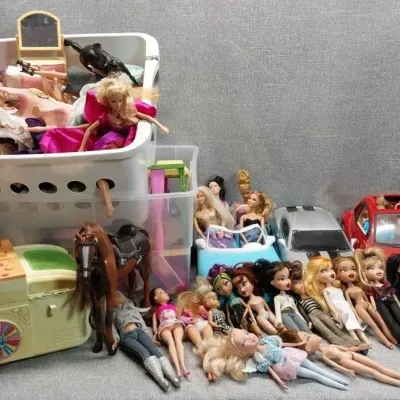 Barbie Dolls and Cars with Other Dolls and Related Toys 