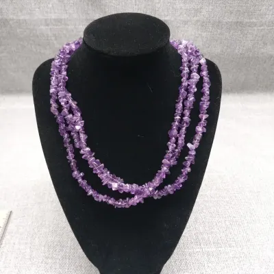 Amethyst Multi-strand Necklace Lot #1
