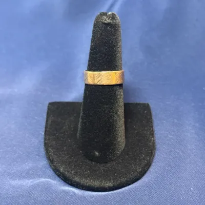 10k Band Ring Size 6.5
