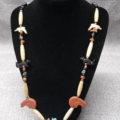 Bear Fetish Necklace 