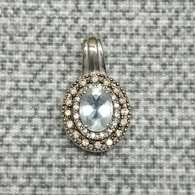 14k & Aquamarine Pendant 