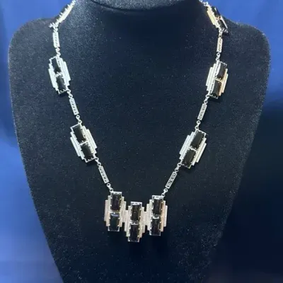 Sterling & Onyx Necklace 