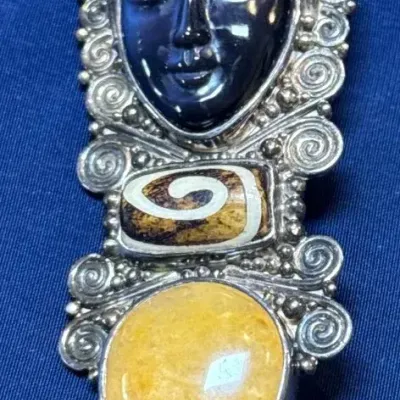 Sterling Goddess Pendant