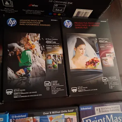 HP 6525 PHOTOSMART WIRELESS PRINTER AND SOME SOFTWARE