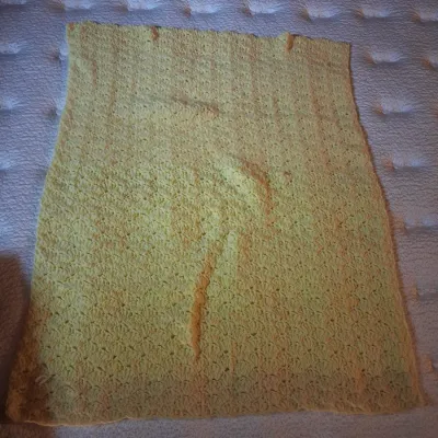 HANDMADE KNIT THROW BLANKET