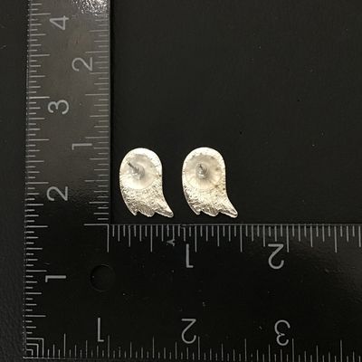 Enameled ghost stud Earrings