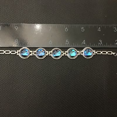 Art Deco Morpho Butterfly Wing Bracelet