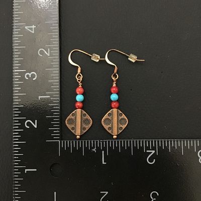 Fashion bead earrings