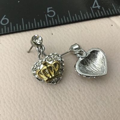 Crown Rhinestone Fashion Earrings