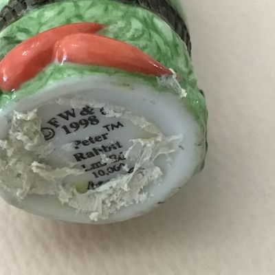Petter Rabbit Trinket Box Vintage