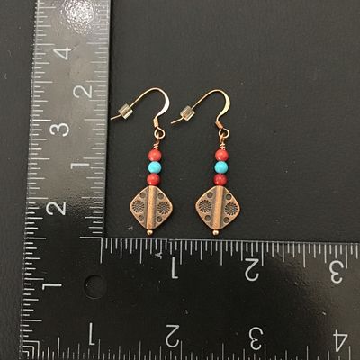 Fashion bead earrings