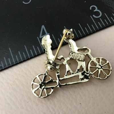 Sarah Coventry Bike Peddling Brooch