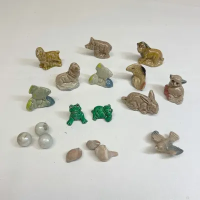 Wade red rose tea figurines and more