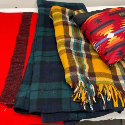 Vintage wool picnic blanket bundle pendelton and more