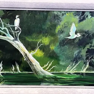 River perch by jeanne cuffe