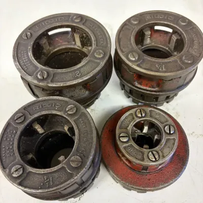 
Item Closing order

0
Ready
RIDGID USA Pipe Threading Die Head Lot – 1/2”, 1-1/4”, 1-1/2” & 2”