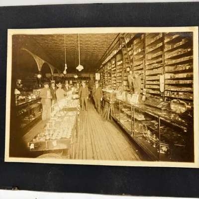 Antique Bonebrake Hardware Store Interior Photograph – Erick, Oklahoma, Circa 1924-1925