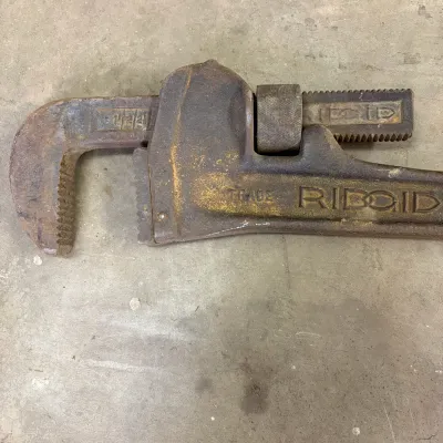 Vintage RIDGID No. 48 Heavy-Duty Pipe Wrench – 48” Professional Plumbing Tool