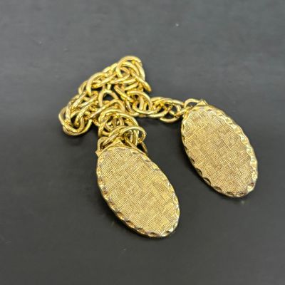 LOT 70: Gold Vermeil 925 Layered Filigree Flower Brooch 7.75gtw with a Vintage Czechoslovakian Filigree Belt Buckle & More