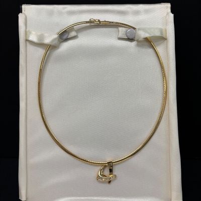 LOT 54: Diamond and 14K Gold Pendant on 14K Gold Chain 16.1gtw