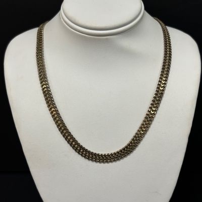LOT 95: Vintage 925 Italy Sterling Silver Chain 23.7g