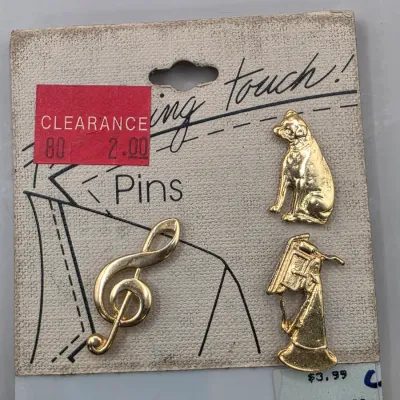 LOT 60: Vintage Gold & Silver Tone Brooches & Pins Sarah Coventry Liz Claiborne & More