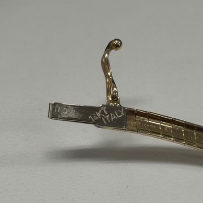 LOT 54: Diamond and 14K Gold Pendant on 14K Gold Chain 16.1gtw