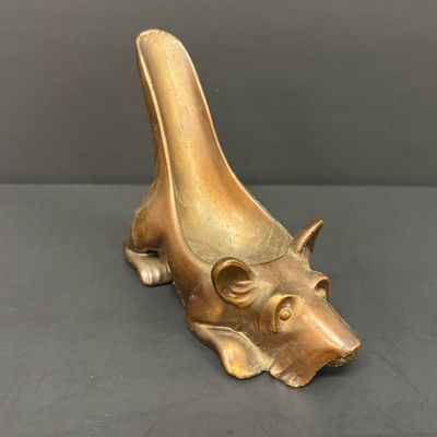 LOT 33: Wally Frank LTD Carved Wood Horse Head Pipe with Scottish Terrier Metal Pipe Holder & Silent Butler
