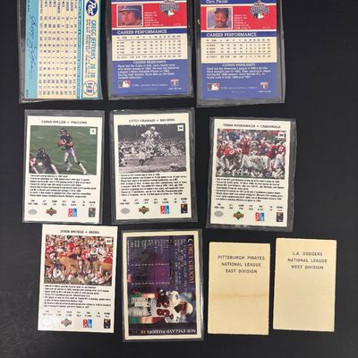 LOT 39: NIS Babe Ruth Stamp Cards, Post 1991 Baseball Cards, Skybox Basketball Cards & More