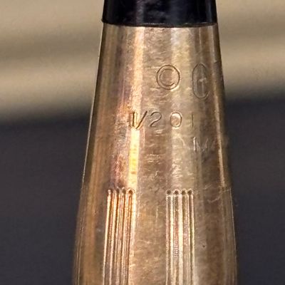LOT 30: Vintage Cross 1/20 10Kt GF Pen with Gold-Tone Quill, Silver-Tone Cross & More