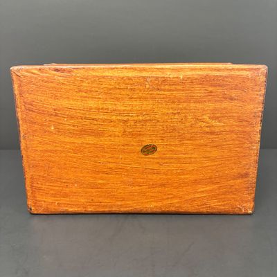 LOT 34: Collection of Vintage Political Pins with Wood Box