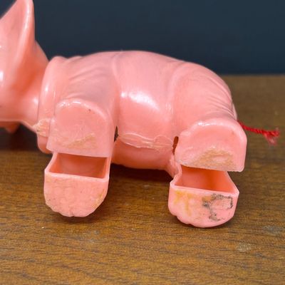 LOT 42: Vintage Quick Saver Books of Green Stamps, Photomatic Photo Booth Photos, Small Pink Plastic Bobble Head Elephant & More
