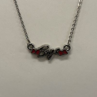 LOT 65: Sterling Silver Winnie the Pooh Pendant on Silver-Tone Chain, Mickey Mouse Watch & Bugs Bunny Necklace and Pin