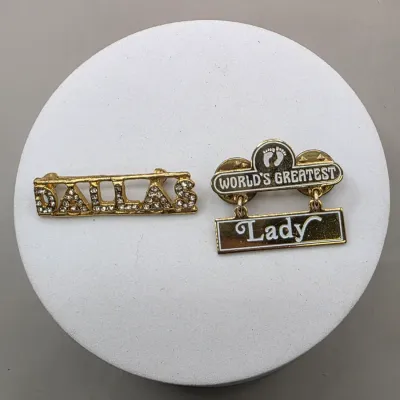 LOT 60: Vintage Gold & Silver Tone Brooches & Pins Sarah Coventry Liz Claiborne & More