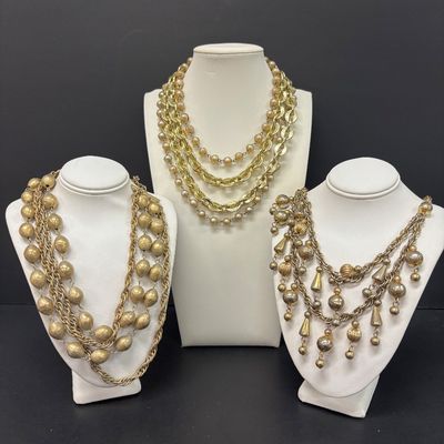 LOT 80: Gold-Tone Fashion Jewelry Collection