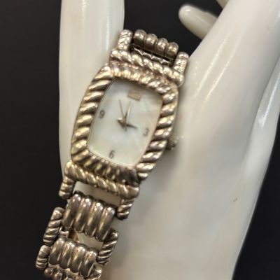 LOT 50: Judith Ripka Sterling 925 Watch 61.96gtw